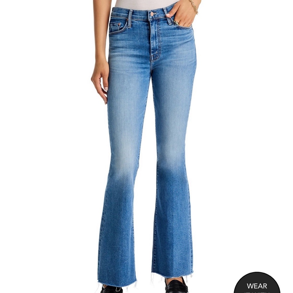 MOTHER High Waisted Weekender Fray